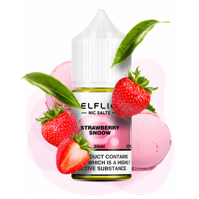Сольова рідина ELFLIQ 30 мл Полуничне Морозиво (Strawberry Snoow)